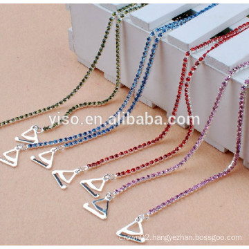 colored crystal bra straps